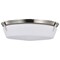 Nuvo Rowen 4-Light Flush Mount Brushed Nickel Etched White Glass 60/7761 - alternate 4
